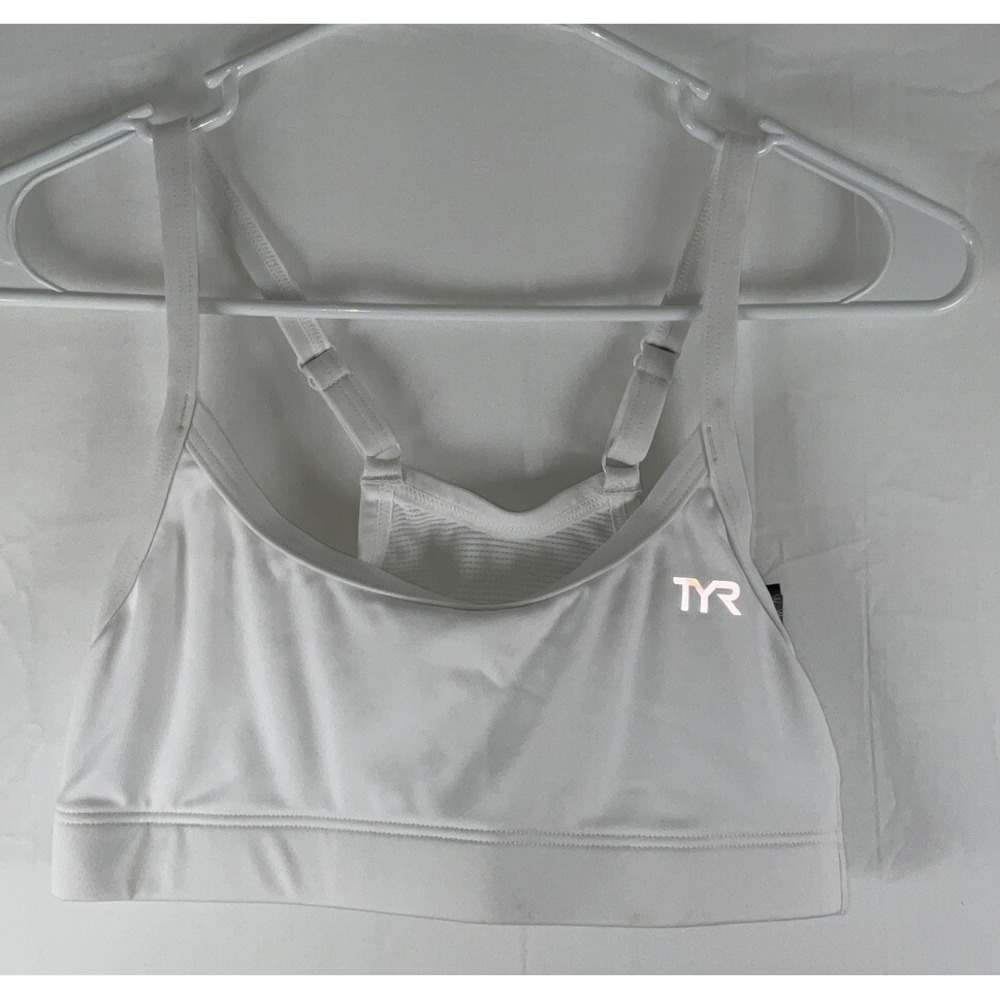 TYR White Sports Bra